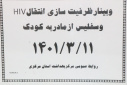 وبینار ظرفیت  سازی انتقال HIV و سفلیس از مادر به کودک، سالن جلسات مرکز بهداشت استان مرکزی، ۱۱ خرداد ماه