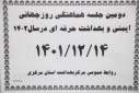 دومین جلسه هماهنگی روز جهانی ایمنی و بهداشت حرفه ای در سال ۱۴۰۲، سالن جلسات مرکز بهداشت استان مرکزی، ۱۴ اسفند ماه