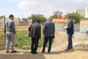 بازدید معاون اجرایی معاونت بهداشتی و مهندسین منابع فیزیکی دانشگاه از پروژه های در حال ساخت مرکز خدمات جامع سلامت شهری و پایگاه سلامت امین شهرستان محلات