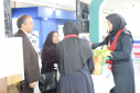 بازدید معاون فنی ، مدیر گروه گسترش شبکه و رییس گروه سلامت محیط معاونت بهداشتی اراک از غرفه دخانیات