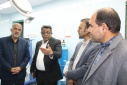 بازدید سرپرست معاونت بهداشتی از اتاق عمل بیمارستان مهر خنداب