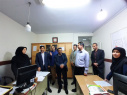 بازدید دکتر زیلابی باتفاق گوهری از شبکه بهداشت شهرستان شازند