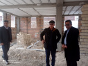 معاون بهداشتی دانشگاه علوم پزشکی اراک  از پروژه در حال احداث پایگاه سلامت ارسطو بازدید بعمل اورد