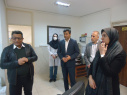 بازدید معاون بهداشت  دانشگاه علوم پزشکی اراک از آزمایشگاه مرکز بهداشت اراک