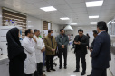 بازدید رئیس دانشگاه علوم پزشکی اراک از آزمایشگاه مرجع سلامت محیط و کار معاونت بهداشتی