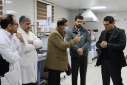 بازدید رئیس دانشگاه علوم پزشکی اراک از آزمایشگاه مرجع سلامت محیط و کار معاونت بهداشتی