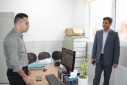 بازدید مسئول ستاد نوروزی دانشگاه علوم پزشکی و خدمات بهداشتی درمانی اراک از مرکز خدمات جامع سلامت پیله رودی