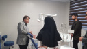 بازدید معاون بهداشت استان از واحد دندانپزشکی مرکز جامع سلامت زینب کبری آشتیان