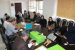 جلسه رتبه بندی کارشناسان بهداشت حرفه ای شهرستان ها