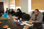 جلسه هماهنگی واحد غیرواگیر با اداره کل پست ، مرکز بهداشت استان مرکزی ، ۱۱ مهر ماه