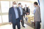بازدید دکتر عبدالهیان از سالن دانشجوی شهید ساکی و نظارت بر روند واکسیناسیون کووید ۱۹ در استان مرکزی، ۱ اردیبهشت ماه