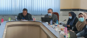 جلسه پایش شاخص های بهداشتی شهرستان خنداب، سالن جلسات شبکه بهداشت شهرستان، ۲۲ آبان ماه
