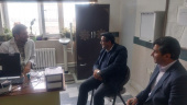 بازدید سرپرست معاونت بهداشتی به اتفاق معاون اجرایی مرکز بهداشت استان مرکزی از مرکز خدمات جامع سلامت شهری روستایی شماره یک شازند