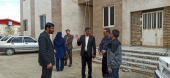 بازدید نماینده ریاست دانشگاه به همراه معاون اجرایی معاونت بهداشتی از پروژه های در حال ساخت شهرستان کمیجان