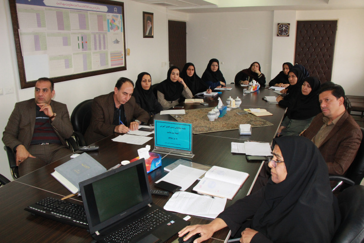 جلسه هماهنگی دستورالعمل آموزش مراقبین سلامت ، مرکز بهداشت استان مرکزی ، ۷ آبان ماه