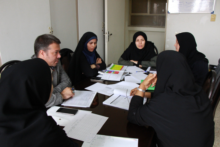 جلسه تدوین محتوای آموزشی جهت مراقبین سلامت ، مرکز بهداشت استان، ۲۱ آبان ماه