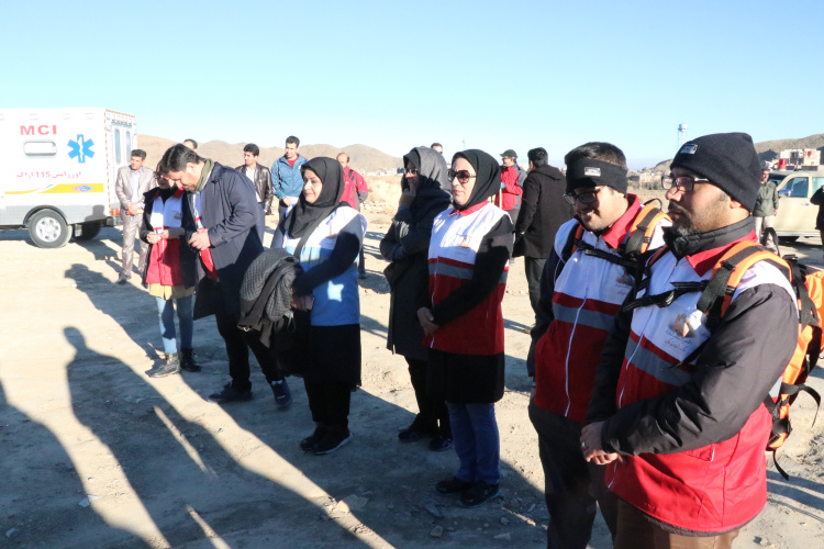 برگزاری مانور آمادگی پاسخ تیم واکنش سریع (DMAT)، کوه گردو ، ۲۲ آذر ماه