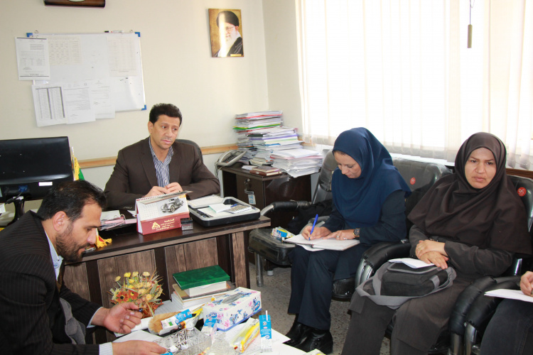 جلسه هماهنگی برنامه سلامت نوروزی بازرسی بهداشت محیط ، مرکز بهداشت استان مرکزی، ۴ اسفند ماه