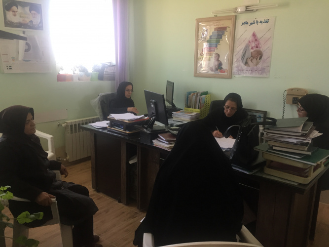 بازدید از خانه بهداشت اسفندان، شهرستان کمیجان ، استان مرکزی ، ۴ اردیبهشت ماه