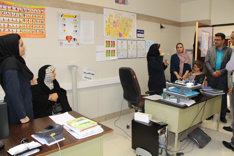 بازدید از مرکز خدمات جامع سلامت شهری زینب کبری(س)،۲۳ تیر ماه