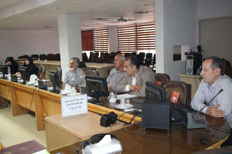 جلسه ستاد اجرایی بسییج ملی کنترل فشارخون، سالن جلسات مرکز بهداشت استان مرکزی، ۲۹ تیر ماه
