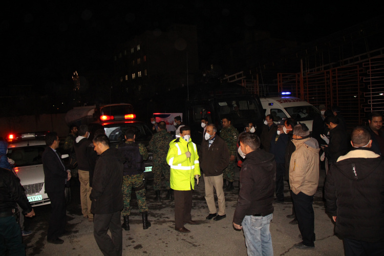 گندزدایی و ضدعفونی خیابان های سطح شهر اراک ، استان مرکزی ، اسفند ماه