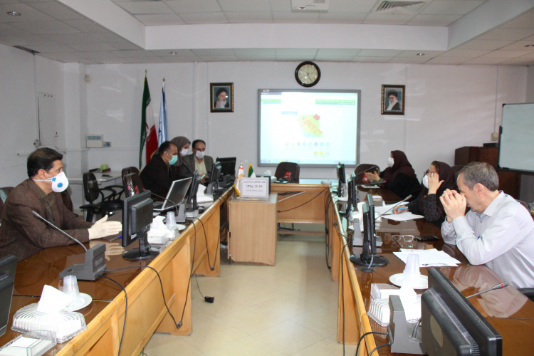 جلسه هماهنگی کرونا ویروس ، مرکز بهداشت استان مرکزی، ۲۶ اسفند ماه
