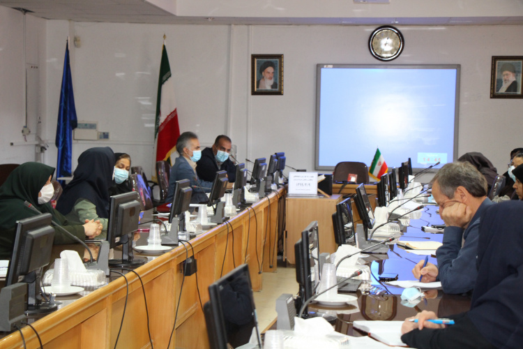 جلسه هماهنگی ارائه گزارش عملکرد پیشگیری از کرونا ویروس ، سالن جلسات مرکز بهداشت استان مرکزی ، ۹ اردیبهشت ماه