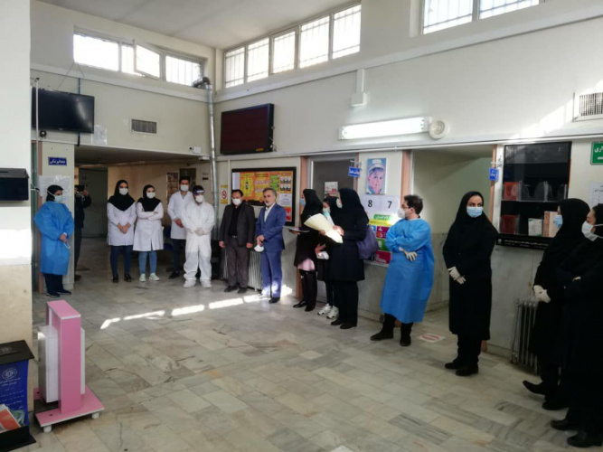 بازدید معاون فنی مرکز بهداشت استان از مرکز خدمات جامع سلامت شهری شماره یک محلات، ۲۲ مهر ماه