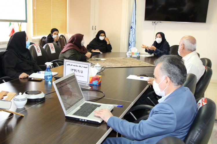 کمیته ارتقاء سلامت کارکنان، سالن جلسات مرکز بهداشت استان مرکزی، ۵ آذر ماه