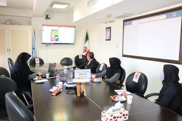 وبینار مدارس مروج سلامت، سالن جلسات مرکز بهداشت استان مرکزی، ۲۵ آذر ماه