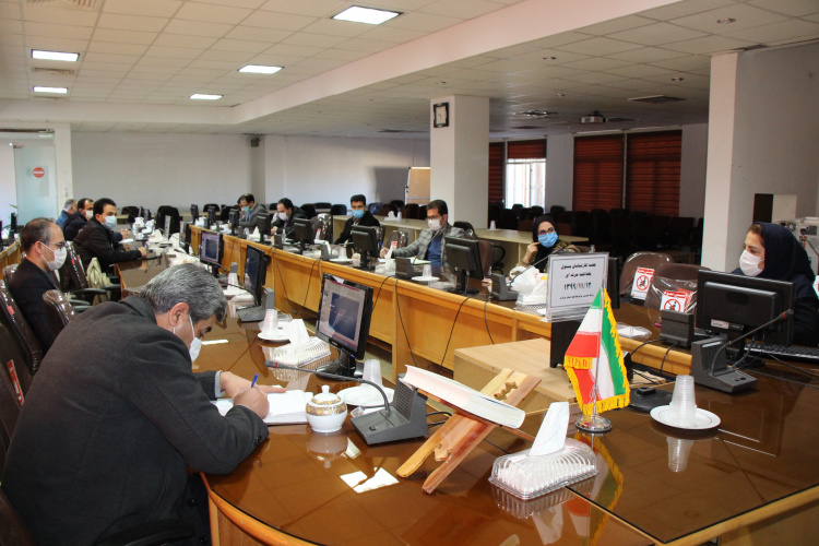 جلسه کارشناس مسوولان بهداشت حرفه ای ، سالن جلسات مرکز بهداشت استان مرکزی، ۱۲ بهمن ماه