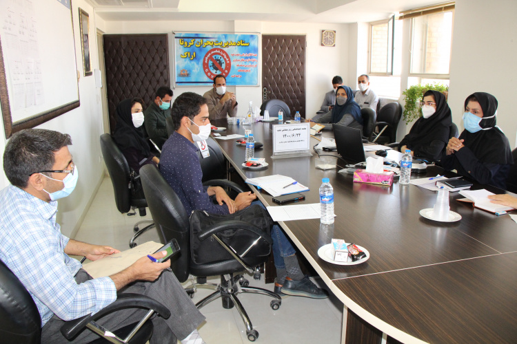 جلسه هماهنگی روز جهانی قلب،سالن جلسات مرکز بهداشت استان مرکزی، ۲۴ شهریور ماه