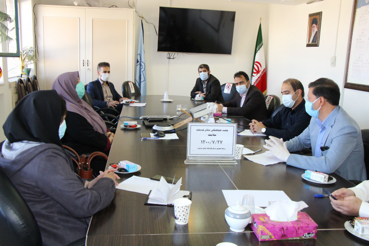 جلسه هماهنگی دفاتر خدمات سلامت، سالن جلسات مرکز بهداشت استان مرکزی، ۲۷ مهر ماه