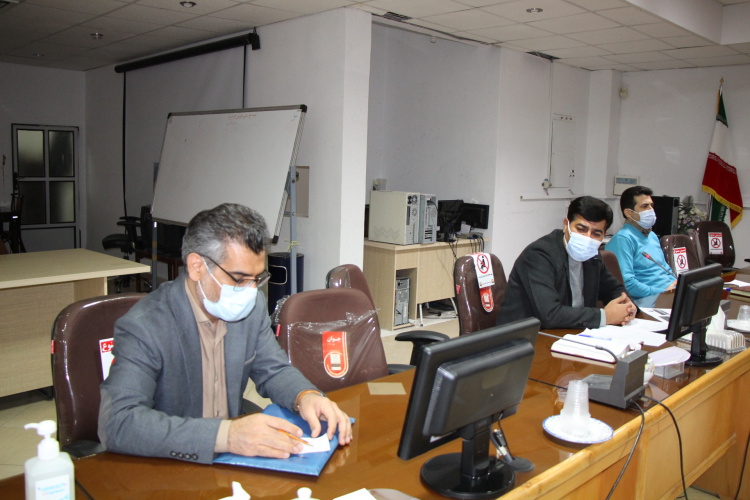 دومین جلسه هماهنگی روز جهانی ایمنی و بهداشت حرفه ای، سالن جلسات مرکز بهداشت استان مرکزی، ۱ اسفند ماه