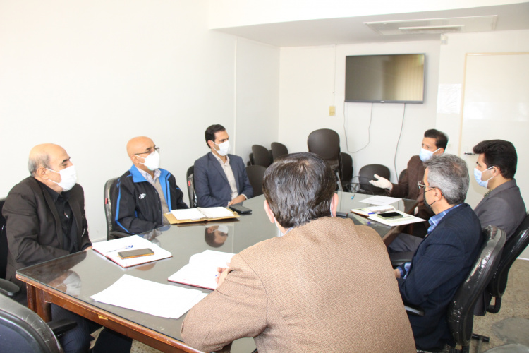 سومین جلسه هماهنگی روز جهانی ایمنی و بهداشت حرفه ای سال ۱۴۰۱، سالن جلسات مرکز بهداشت استان مرکزی، ۲۱ اسفند ماه