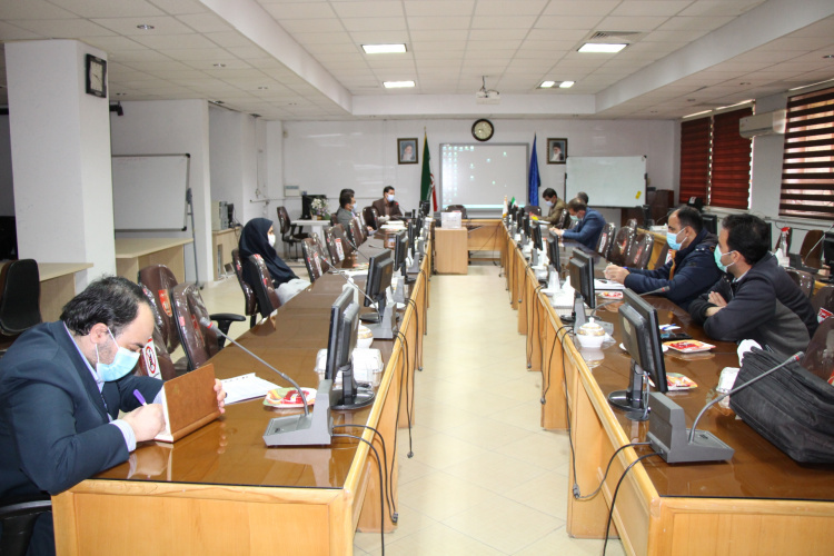 آخرین جلسه هماهنگی با کارشناس مسئول بهداشت حرفه ای شهرستانهای تابعه دانشگاه