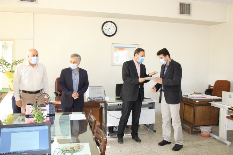 تقدیر و تشکر از پرسنل گروه سلامت کار معاونت بهدداشتی بمناسبت روز جهانی ایمنی و بهداشت حرفه ای