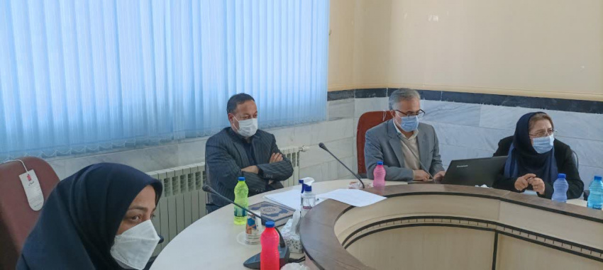 جلسه پایش شاخص های بهداشتی شهرستان خنداب، سالن جلسات شبکه بهداشت شهرستان، ۲۲ آبان ماه