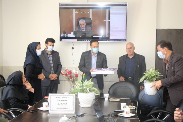 مراسم تجلیل از مهندسین بهداشت حرفه ای، سالن جلسات مرکز بهداشت استان مرکزی، ۹ اردیبهشت ماه