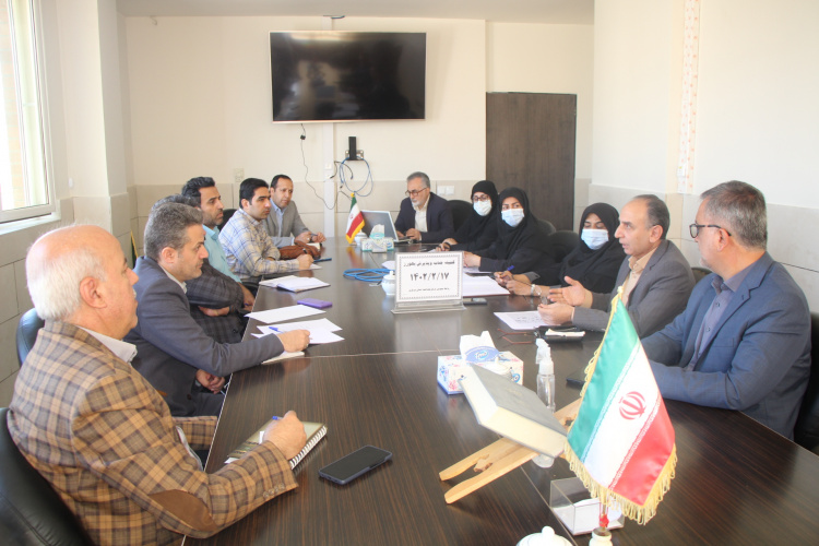 کمیته جذب و پذیرش بهورز، سالن جلسات مرکز بهداشت استان مرکزی، ۱۷ اردیبهشت ماه