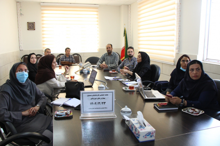 جلسه فصلی کارشناسان مسوول بیماری های غیرواگیر، سالن جلسات مرکز بهداشت استان مرکزی، ۲۳ خرداد ماه