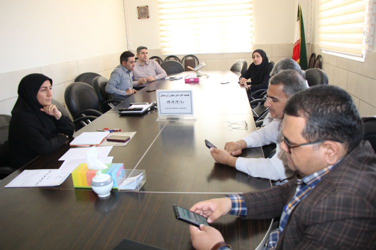 کمیته کاردانی بهورزی، سالن جلسات مرکز بهداشت استان مرکزی، ۱۰ تیر ماه