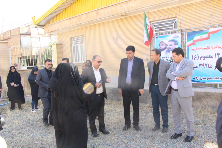 آئین کلنگ زنی پایگاه سلامت ۱۴ معصوم (ع)