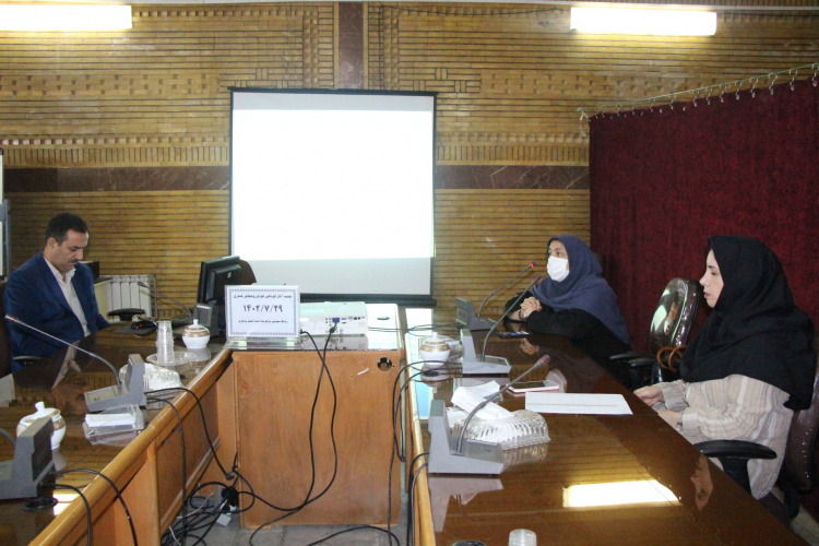 جلسه آثار آلودگی هوا و روش های کنترل آن برگزار شد.