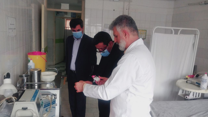 بازدید سرپرست معاونت بهداشتی به اتفاق معاون اجرایی مرکز بهداشت استان مرکزی از مرکز خدمات جامع سلامت شهری روستایی شماره یک شازند