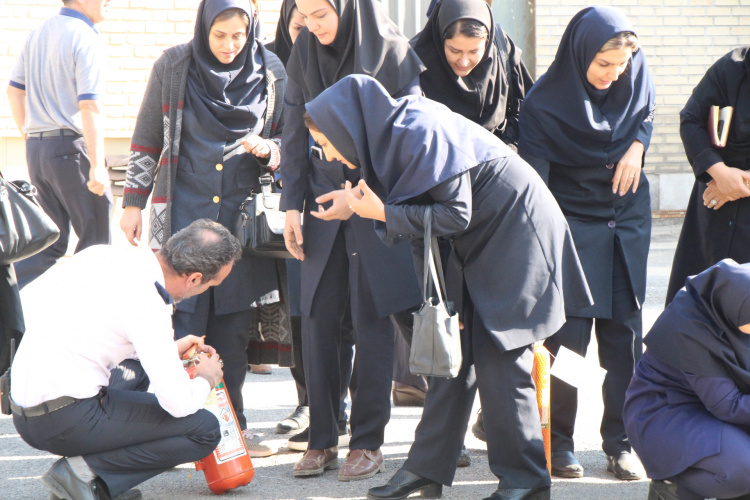 برگزاری دوره اطفا حریق