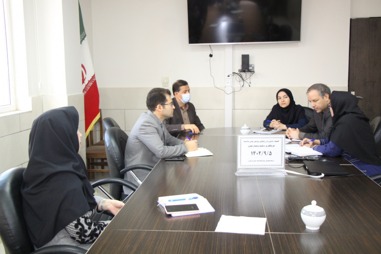 جلسه پایش و ارزشیابی پویش ملی سلامت" غربالگری دیابت و فشارخون بالا"، سالن جلسات مرکز بهداشت استان مرکزی، ۵ آذر ماه