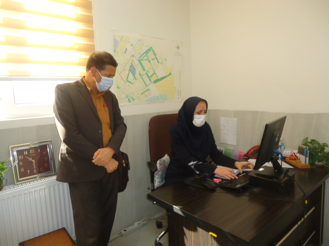 بازدید معاون فنی مرکز بهداشت استان مرکزی از مرکز خدمات جامع سلامت دکتر پیله رودی