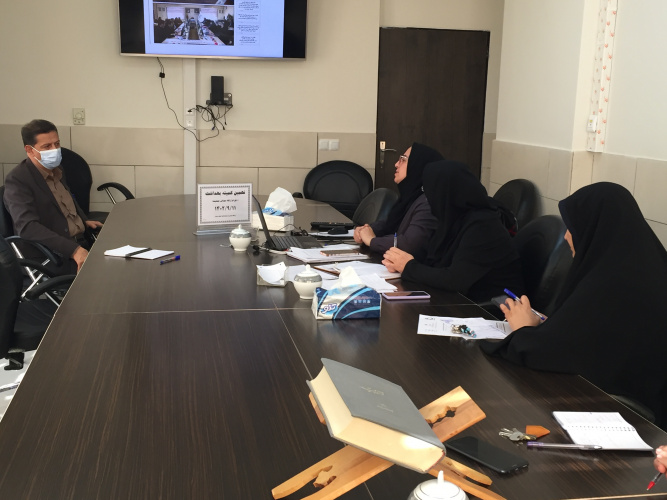 نهمین کمیته بهداشت ذیل قرارگاه جوانی جمعیت، سالن جلسات مرکز بهداشت استان مرکزی، ۱۱ آذر ماه